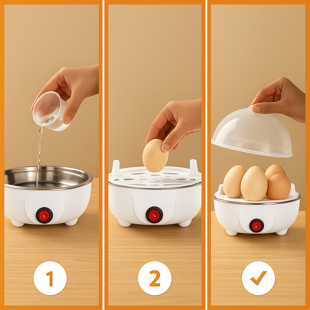 Hervidor De Huevos Eléctrico - 7 Huevos