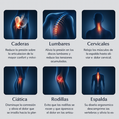 Almohada Ortopédica para Piernas